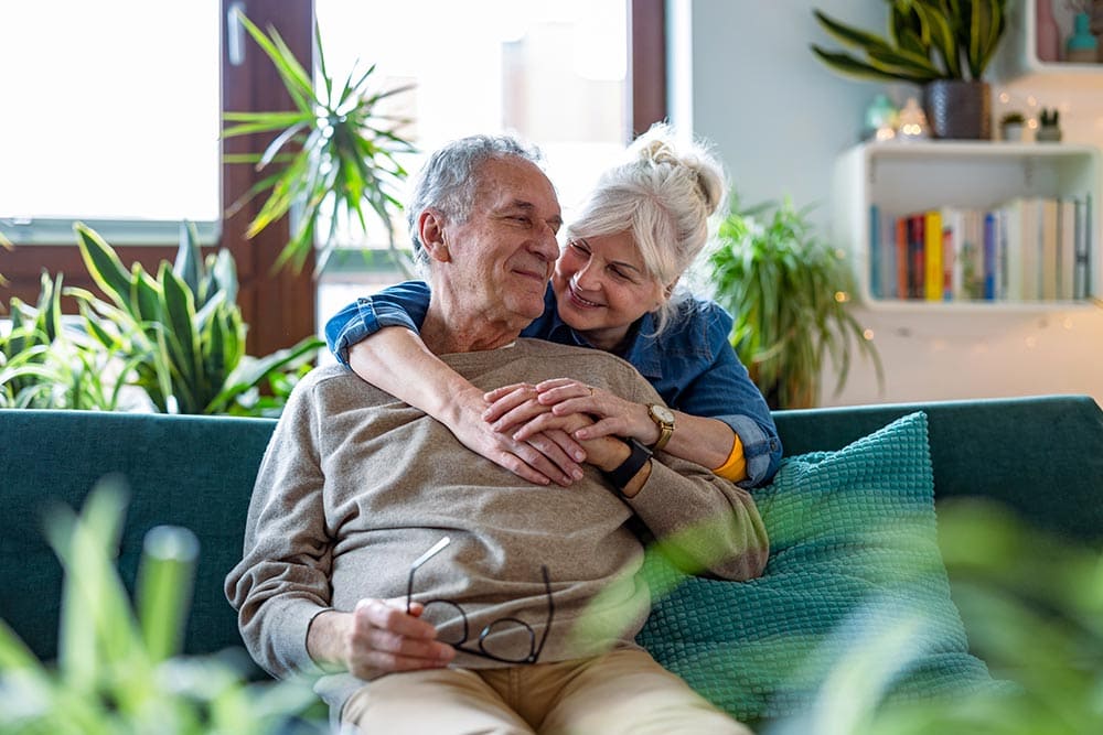 Photo of seniors at senior living facility